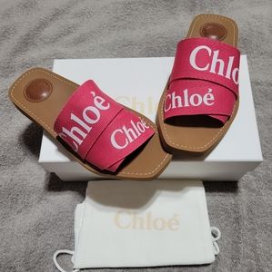 Chloe Woody Flat Mule
